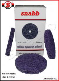 Art.No: 101 1033 Mor disk boya kazıma Q-115 mm